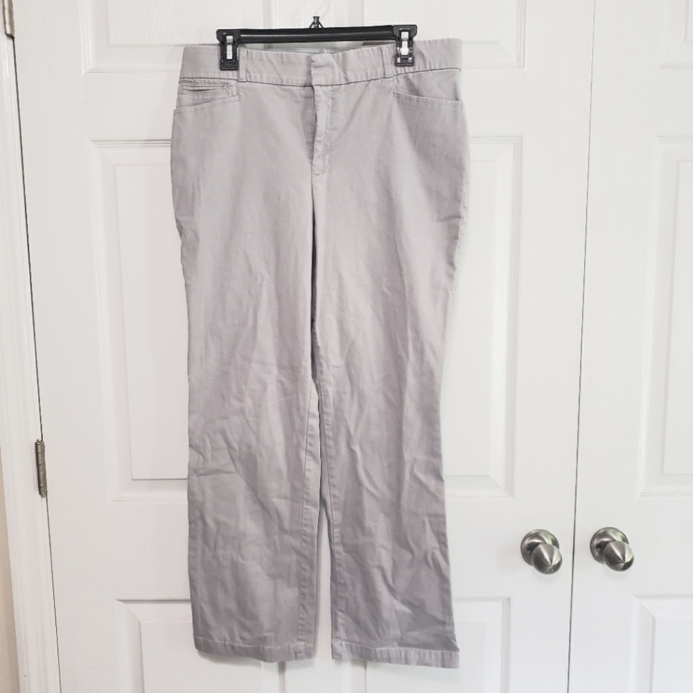 Gray Wide Leg Pants - Size 14